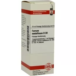 FERRUM METALLICUM Diluição D 30, 20 ml