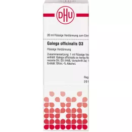 diluição deGALEGA officinalis D 3, 20 ml