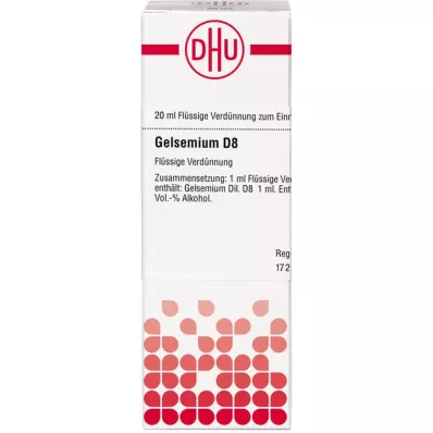 GELSEMIUM Diluição D 8, 20 ml