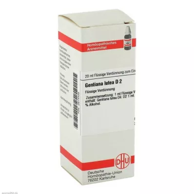 GENTIANA LUTEA Diluição D 2, 20 ml GENTIANA LUTEA Diluição D 2, 20 ml