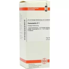 HAMAMELIS D 1 diluição, 50 ml