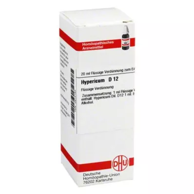 HYPERICUM Diluição D 12, 20 ml HYPERICUM Diluição D 12, 20 ml