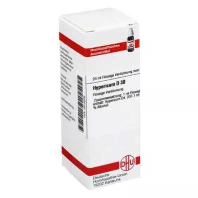 HYPERICUM Diluição D 30, 20 ml HYPERICUM Diluição D 30, 20 ml