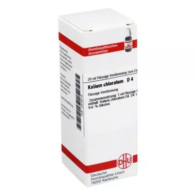 KALIUM CHLORATUM Diluição D 4, 20 ml