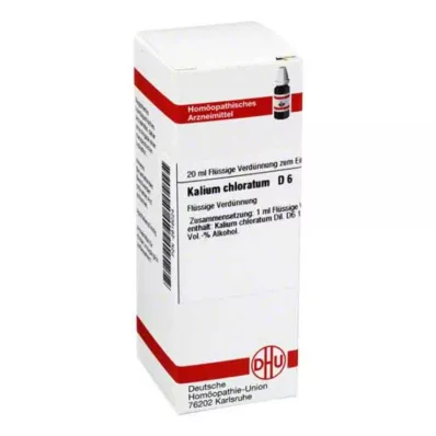 KALIUM CHLORATUM Diluição D 6, 20 ml KALIUM CHLORATUM Diluição D 6, 20 ml