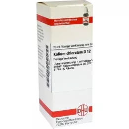 KALIUM CHLORATUM Diluição D 12, 20 ml