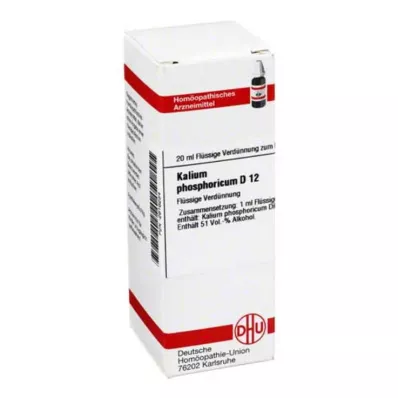 KALIUM PHOSPHORICUM Diluição D 12, 20 ml