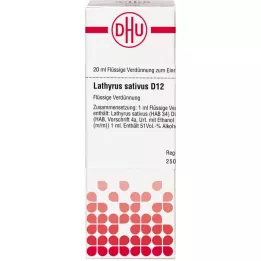 LATHYRUS SATIVUS Diluição D 12, 20 ml