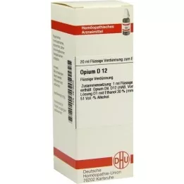 OPIUM Diluição D 12, 20 ml