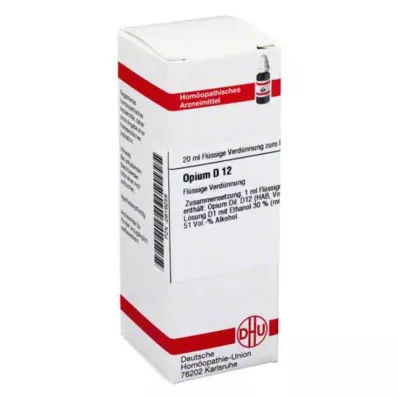 OPIUM Diluição D 12, 20 ml OPIUM Diluição D 12, 20 ml