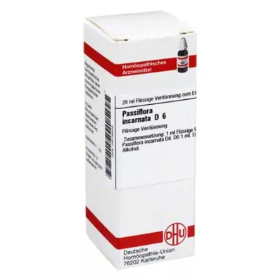 PASSIFLORA INCARNATA Diluição D 6, 20 ml PASSIFLORA INCARNATA Diluição D 6, 20 ml
