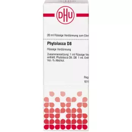 PHYTOLACCA Diluição D 8, 20 ml