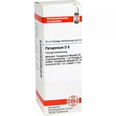 PYROGENIUM Diluição D 8, 20 ml PYROGENIUM Diluição D 8, 20 ml