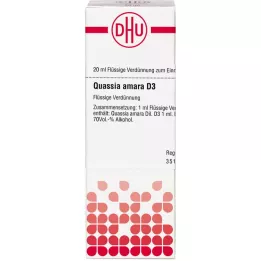 QUASSIA Diluição D 3, 20 ml