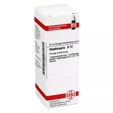 STAPHISAGRIA Diluição D 12, 20 ml