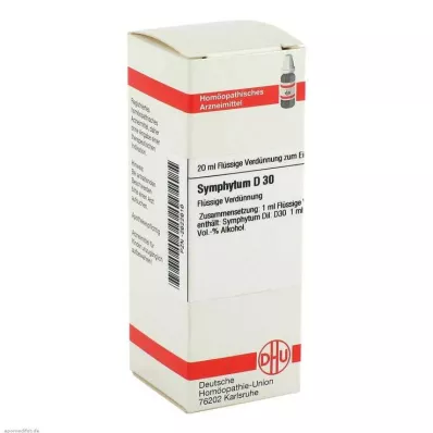 SYMPHYTUM Diluição D 30, 20 ml SYMPHYTUM Diluição D 30, 20 ml