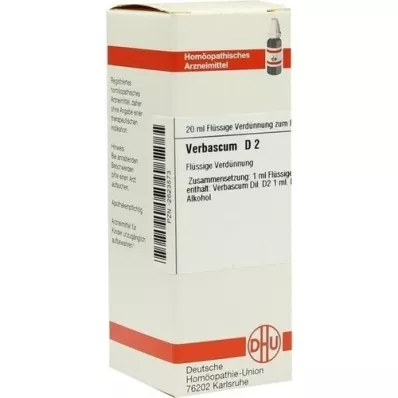 VERBASCUM Diluição D 2, 20 ml