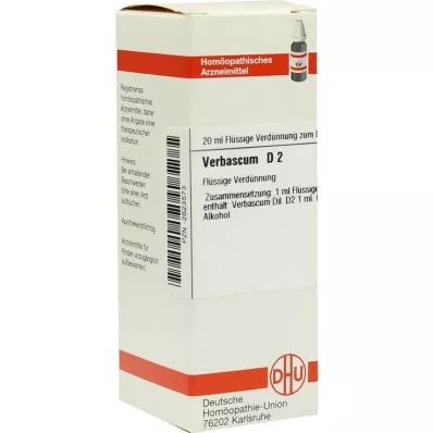 VERBASCUM Diluição D 2, 20 ml VERBASCUM Diluição D 2, 20 ml