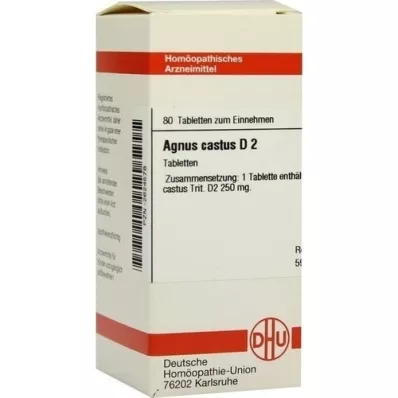 AGNUS CASTUS D 2 Comprimidos, 80 Cápsulas