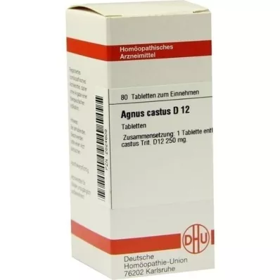 AGNUS CASTUS D 12 comprimidos, 80 unidades