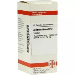 ALLIUM SATIVUM D 12 Comprimidos, 80 Cápsulas