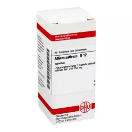 ALLIUM SATIVUM D 12 Comprimidos, 80 Cápsulas