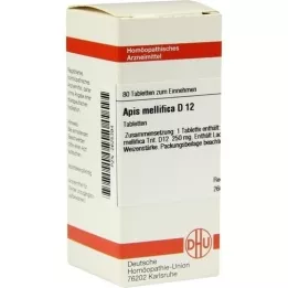 APIS MELLIFICA D 12 Comprimidos, 80 Cápsulas