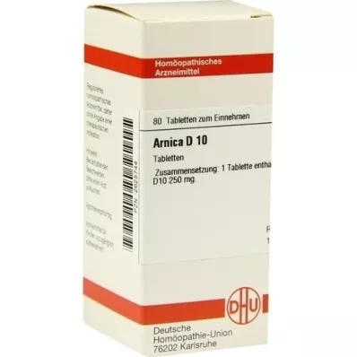 ARNICA D 10 Comprimidos, 80 Cápsulas