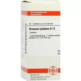 ARSENUM JODATUM D 12 Comprimidos, 80 Cápsulas