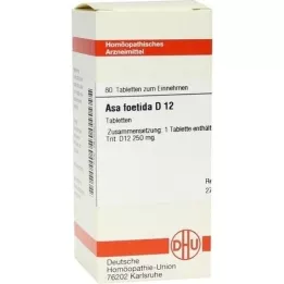 ASA FOETIDA D 12 Comprimidos, 80 Cápsulas