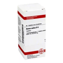 AVENA SATIVA D 6 Comprimidos, 80 Cápsulas