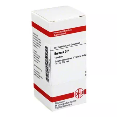 BRYONIA D 2 Comprimidos, 80 Cápsulas