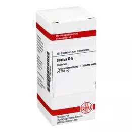 CACTUS D 6 Comprimidos, 80 Cápsulas