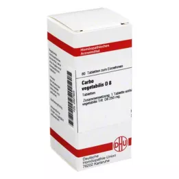 CARBO VEGETABILIS D 8 Comprimidos, 80 Cápsulas