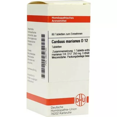 CARDUUS MARIANUS D 12 Comprimidos, 80 Cápsulas CARDUUS MARIANUS D 12 Comprimidos, 80 Cápsulas