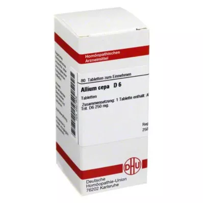 ALLIUM CEPA D 6 Comprimidos, 80 Cápsulas