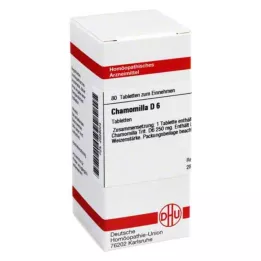 CHAMOMILLA D 6 Comprimidos, 80 Cápsulas