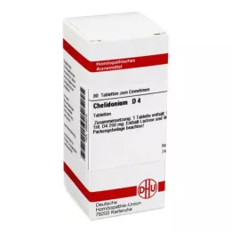 CHELIDONIUM D 4 Comprimidos, 80 Cápsulas