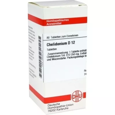 CHELIDONIUM D 12 Comprimidos, 80 Cápsulas
