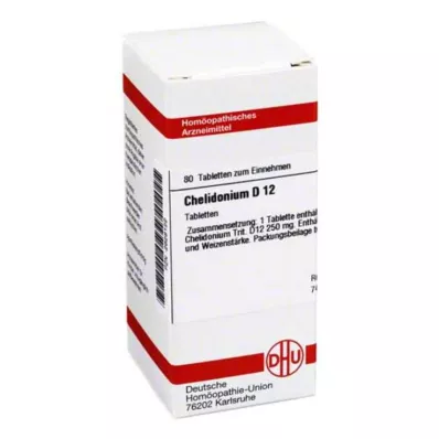 CHELIDONIUM D 12 Comprimidos, 80 Cápsulas
