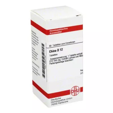 CHINA D 12 Comprimidos, 80 Cápsulas