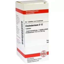 CHOLESTERINUM D 12 Comprimidos, 80 Cápsulas