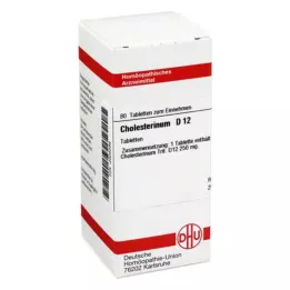 CHOLESTERINUM D 12 Comprimidos, 80 Cápsulas