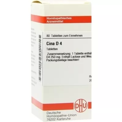 CINA D 4 Comprimidos, 80 Cápsulas