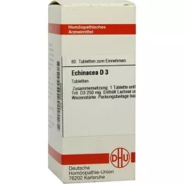 ECHINACEA HAB D 3 Comprimidos, 80 Cápsulas