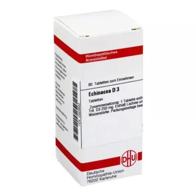 ECHINACEA HAB D 3 Comprimidos, 80 Cápsulas