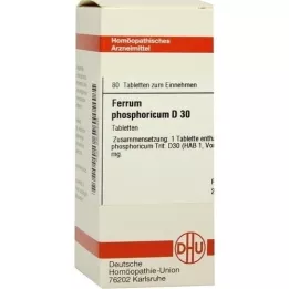 FERRUM PHOSPHORICUM D 30 Comprimidos, 80 Cápsulas