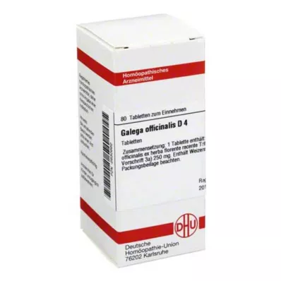 GALEGA officinalis D 4 comprimidos, 80 unid