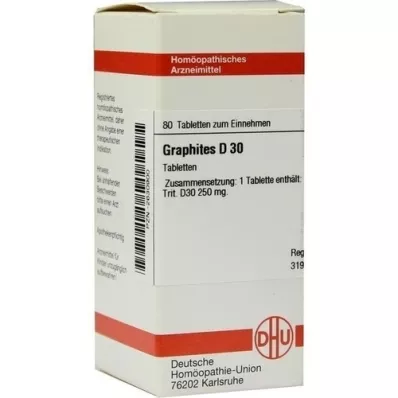 GRAPHITES D 30 Comprimidos, 80 Cápsulas