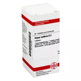 HEPAR SULFURIS D 2 Comprimidos, 80 Cápsulas